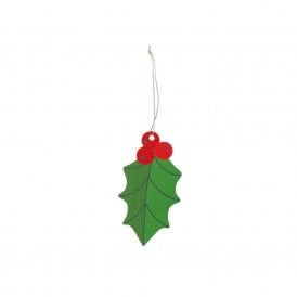 Holly Green Christmas Gift Tags
