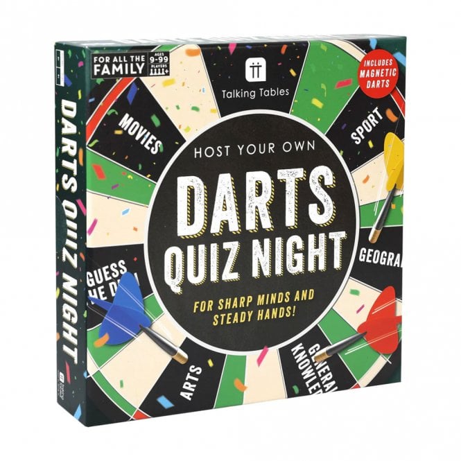 Talking Tables Host Your Own Quiz Night Darts Game