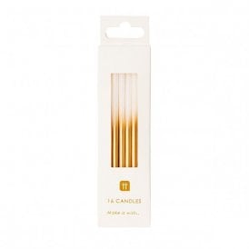 Luxe White & Gold Candles