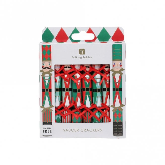 Talking Tables Nutcracker Saucer Crackers Pack of 8