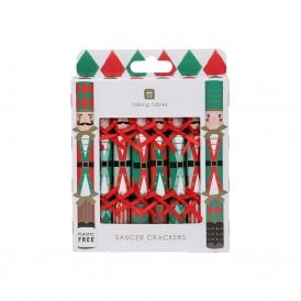 Nutcracker Saucer Crackers Pack of 8
