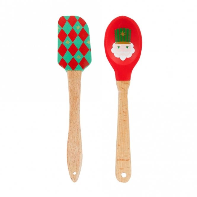 Talking Tables Nutcracker Silicone Kitchen Utensils Mixed Set