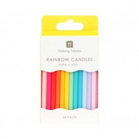 Rainbow Birthday Candles