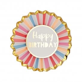 Rose Happy Birthday Badge