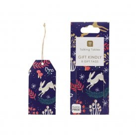 Twilight Blue Christmas Gift Tags