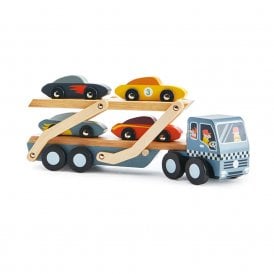 Car Transporter Wooden Toy