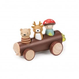 Wooden Timber Taxi
