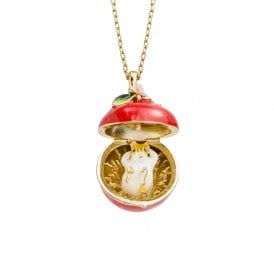 Apple Blossom & Mouse Locket