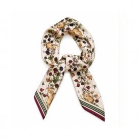 Blackberry Mouse Twilly Scarf Ivory