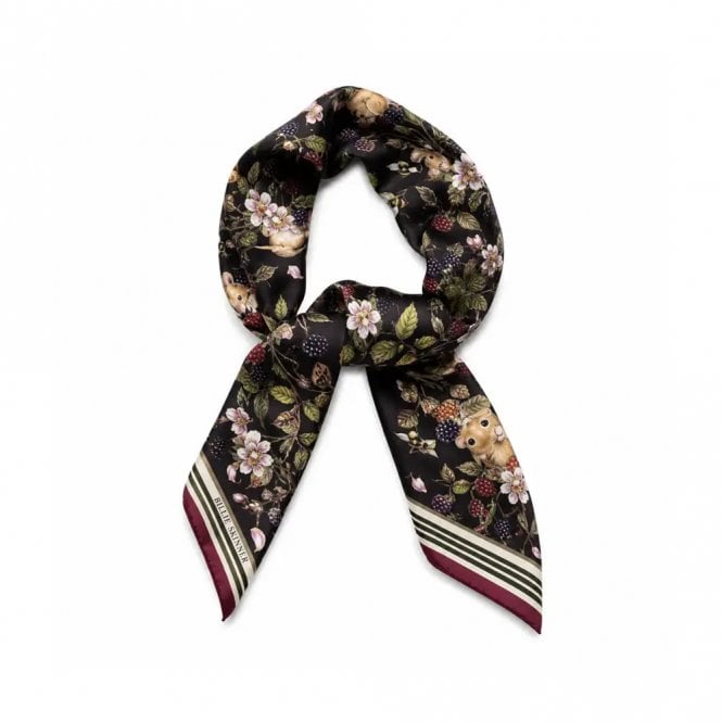 The Bill Skinner Studio Blackberry Mouse Twilly Scarf Midnight Plum