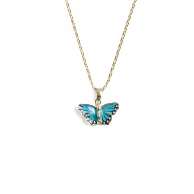 The Bill Skinner Studio Blue Butterfly Pendant Necklace