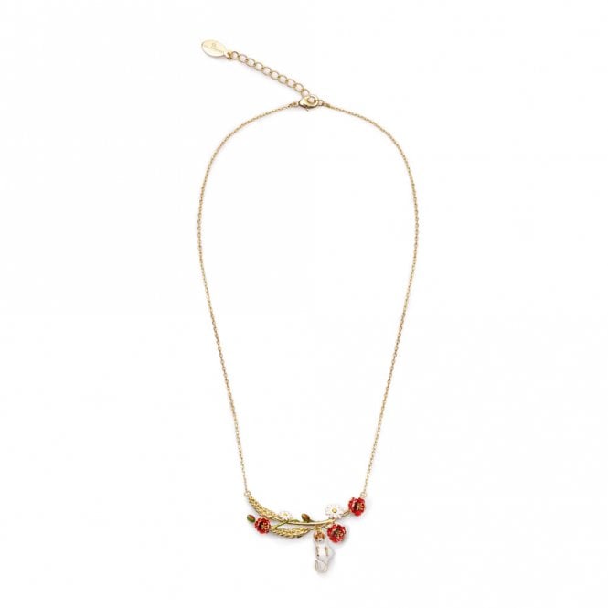 The Bill Skinner Studio Harvest Mouse & Corn Necklace