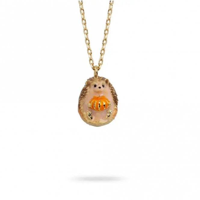 The Bill Skinner Studio Pumpkin Hedgehog Mini Pendant Necklace
