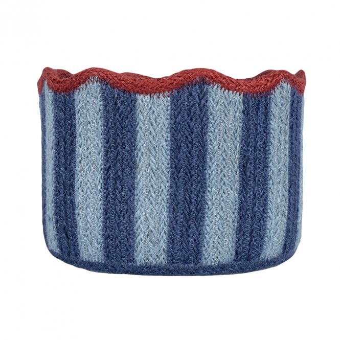 The Braided Rug Company Blueberry Organic Jute Tulip Basket