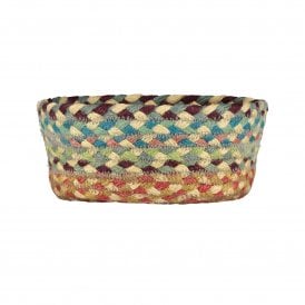 Carnival Jute Braided Mini Basket