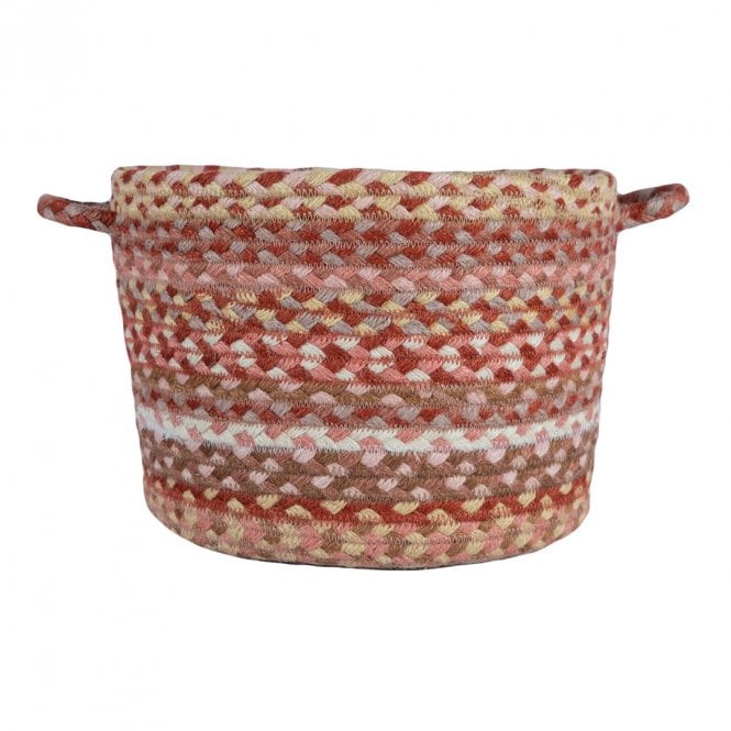 The Braided Rug Company Coral Jute Braided Utility Basket
