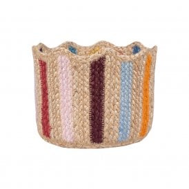 Fairground Organic Jute Tulip Basket