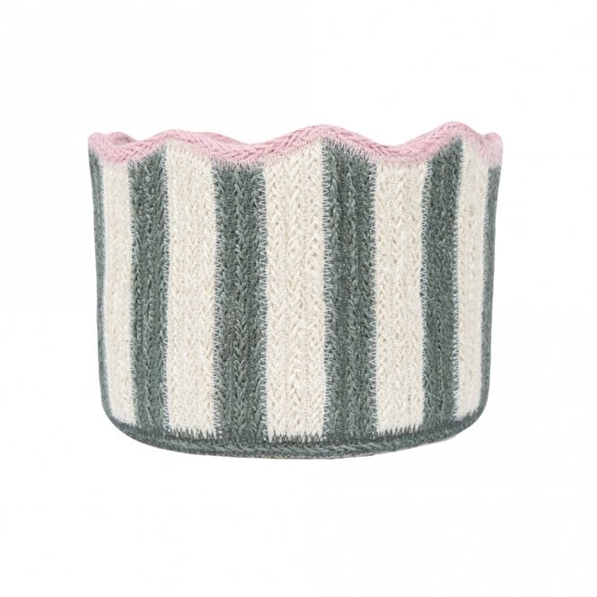 The Braided Rug Company Fig Organic Jute Tulip Basket