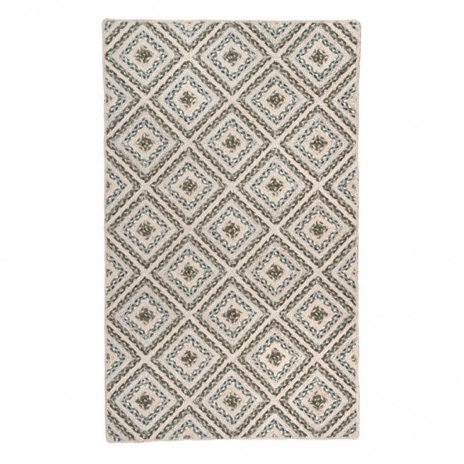 The Braided Rug Company Hedgerow Mosaic Rectangle Jute Rug 122 x 183cm