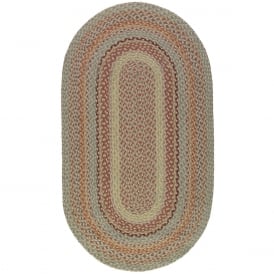 Pampas Oval Jute Braided Rug