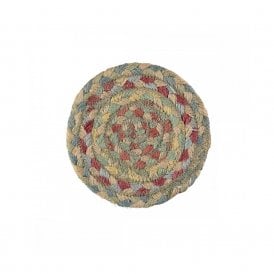 Pampas Round Jute Braided Coasters Set of 6