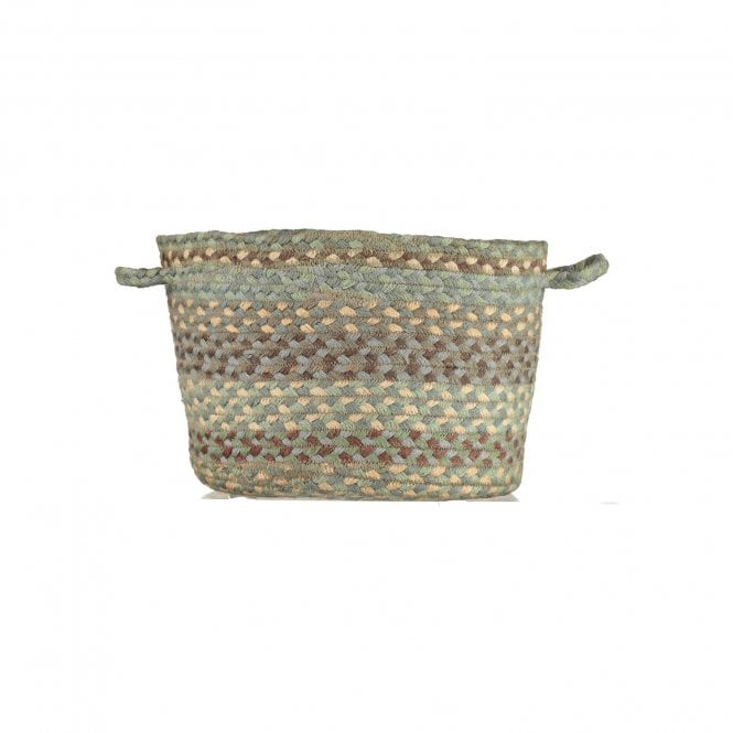The Braided Rug Company Seaspray Jute Braided Small Basket