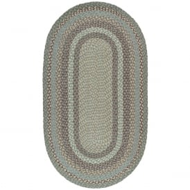 Seaspray Oval Jute Braided Rug