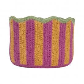 Tutti Fruiti Organic Jute Tulip Basket