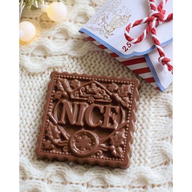 The Chocolate Gift Company Milk Chocolate 'Nice' North Pole Postcard Bar