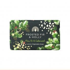 Christmas Tidings Frosted Fir and Holly Soap