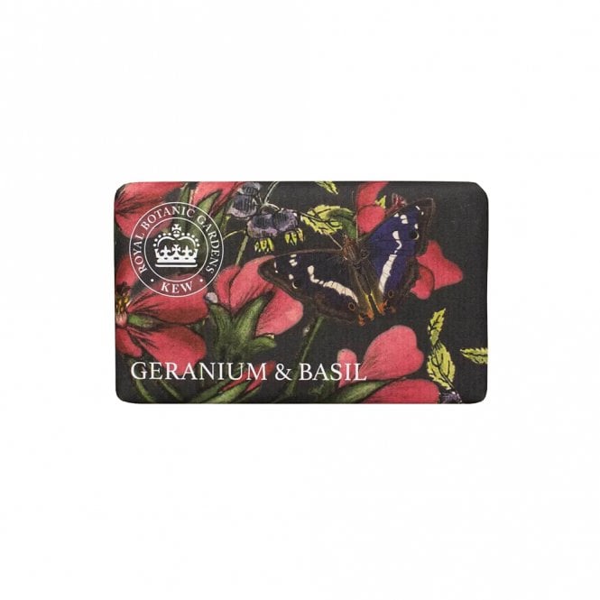 The English Soap Company Kew Gardens Geranium and Basil Soap