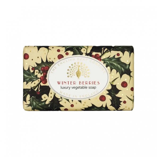 The English Soap Company Winter Berries Christmas Soap Bar