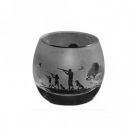 Shooting Small Crystal Glass Tealight Holder