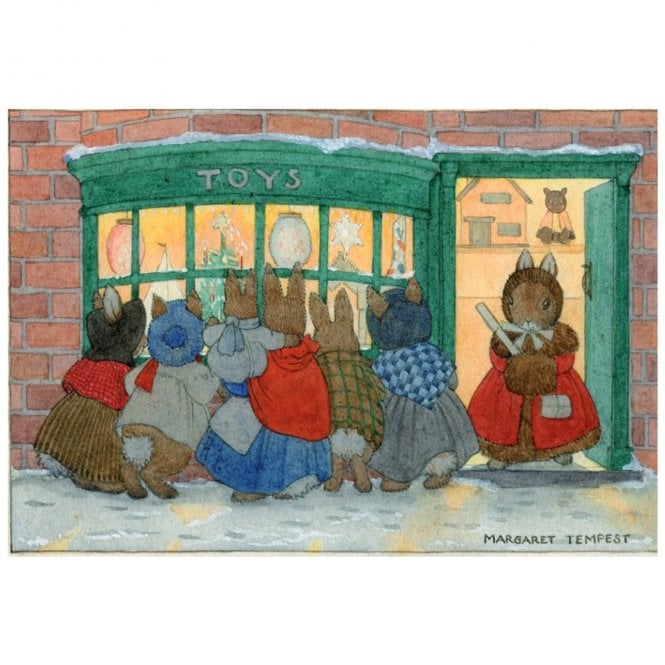 The Porch Fairies Margaret Tempest The Toy Shop Pack of 8 Christmas Cards