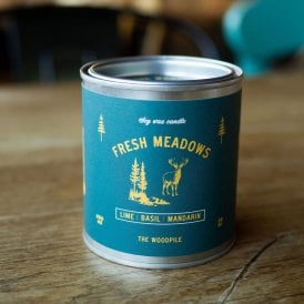 Fresh Meadows Tin Candle -  Lime, Basil & Mandarin