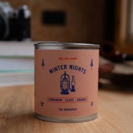 Winter Nights Tin Candle - Cinnamon, Clove & Orange