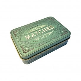 Traditional Match Tin - Sage