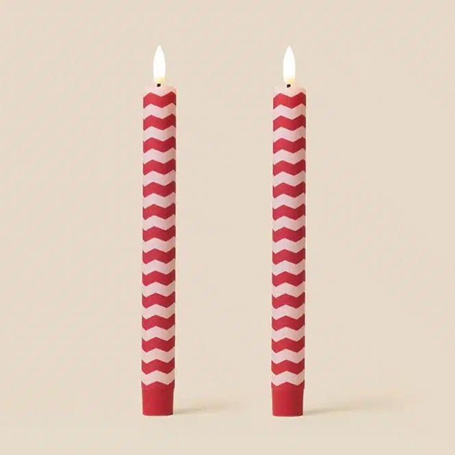 TINKALINK Aloha Lip Lock Red Flameless LED Wax Candles