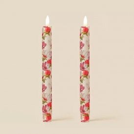 Anemone Folly Parchment Flameless LED Wax Candles