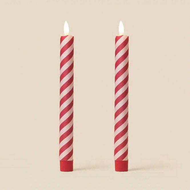 TINKALINK Barley Twist Lip Lock Flameless LED Wax Candles
