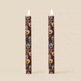 Pansy Damson Velvet Flameless LED Wax Candles