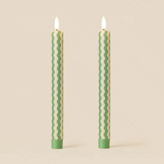 TINKALINK Rick Rack Appletini Flameless LED Wax Candles