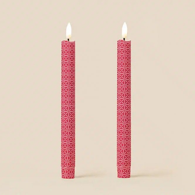 TINKALINK Trellis Twist Rose Water Flameless LED Wax Candles