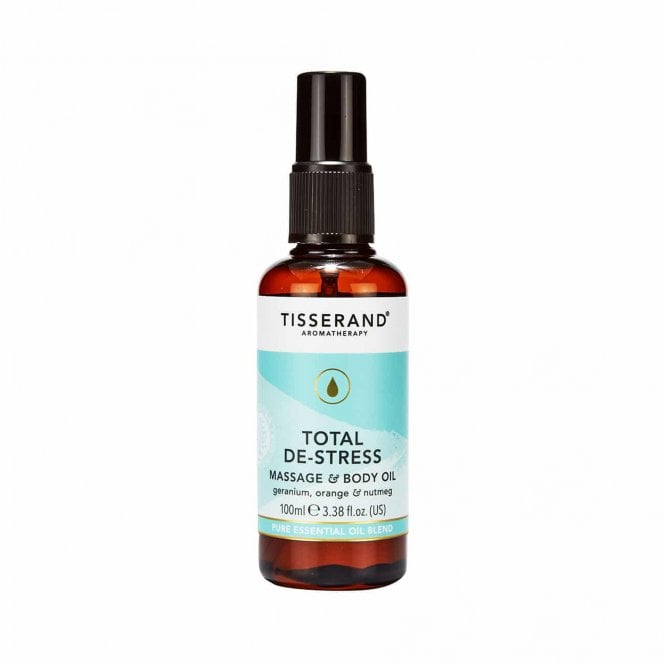 Tisserand Aromatherapy Total De-Stress Massage & Body Oil 100ml