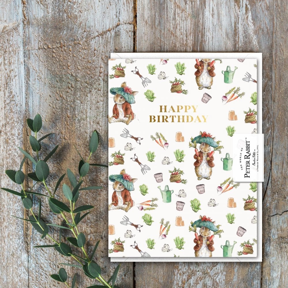 Toasted Crumpet Happy Birthday Benjamin Bunny Mini Card
