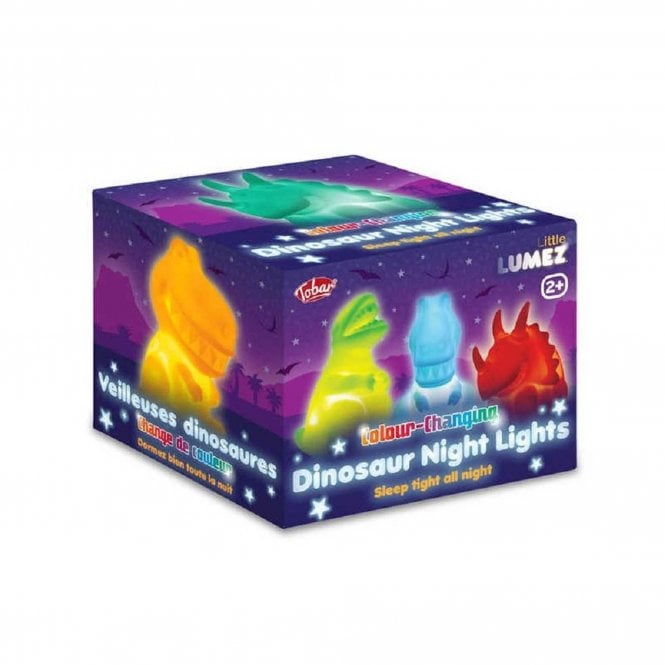 Tobar Colour Changing Dinosaur Night Lights