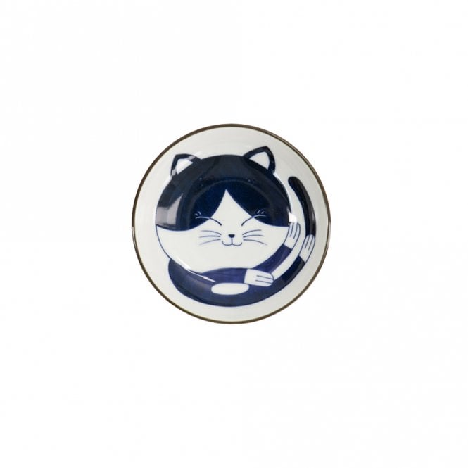 Tokyo Design Studio Kawaii Big Cat Round Sauce Dish