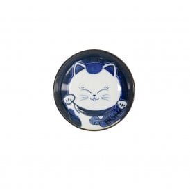 Kawaii Happy Cat Round Sauce Dish