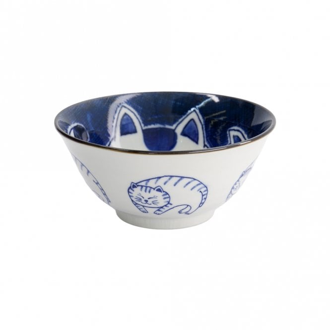 Tokyo Design Studio Kawaii Tayo Bowl Two Cat Neko 500ml