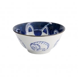 Kawaii Tayo Bowl Two Cat Neko 500ml